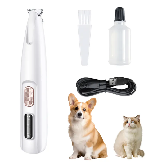 Waterproof Smart Display Pet Grooming Trimmer with LED Light
