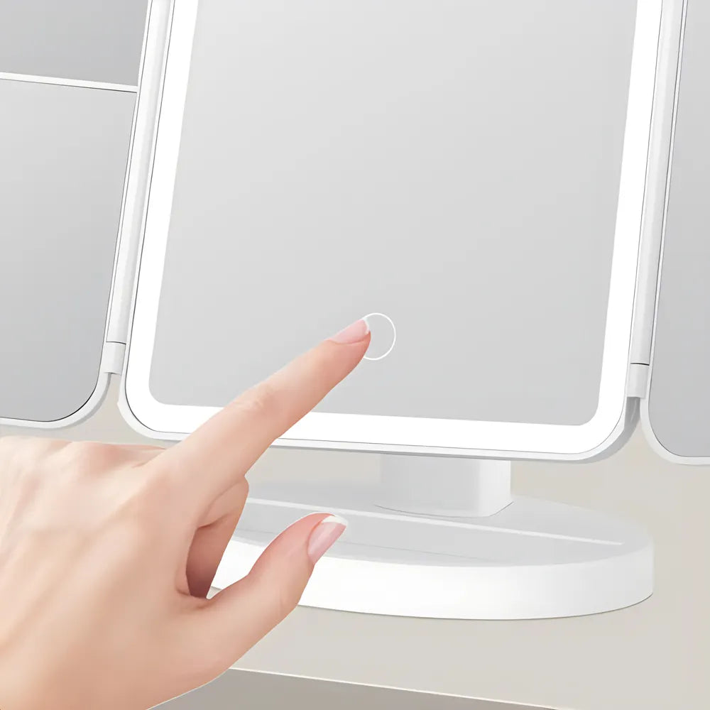 3 Folds Lighted Vanity Makeup - Medaid International