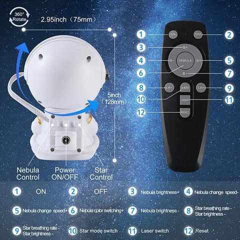 Astronaut Projector - Medaid International