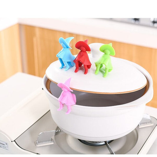 Witch Pot Lid Holder, Witch Spoon holder and steam releaser - Medaid International