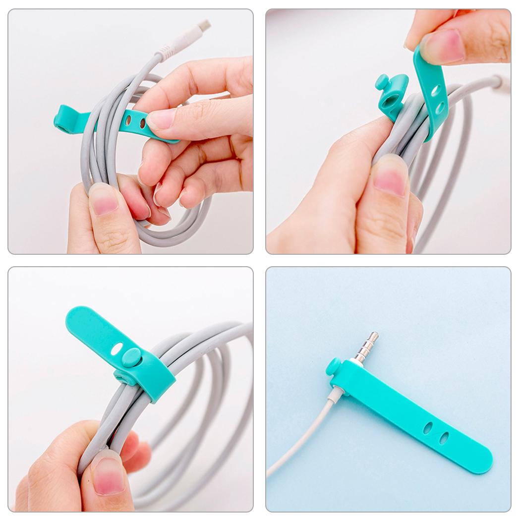 Silicone Wire Organizer   Cable Organizer 4pcs - Medaid International