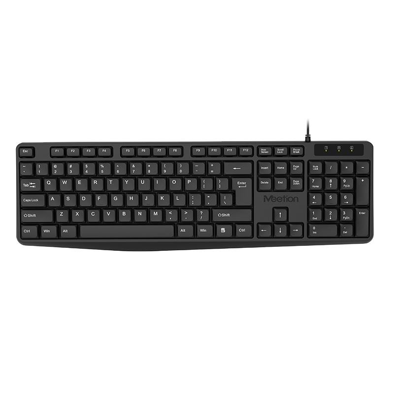 Meetion MT-K200 Economical Universal Waterproof 104 Keys USB Wired Office Keyboard - Medaid International