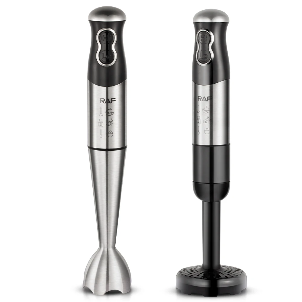 RAF 5 in 1 Stick Blender Set Vegetable Chopper Whisk Food Processor Immersion Hand Blender With Station R3004 - Medaid International