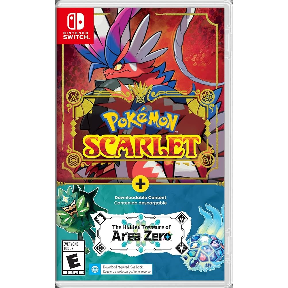 Nintendo Switch Game :Pokemon Scarlet + Hidden Treasure of Area Zero - Medaid International