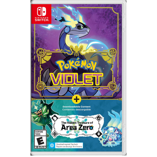 Nintendo Switch Game :Pokemon Violet + Hidden Treasure of Area Zero - Medaid International