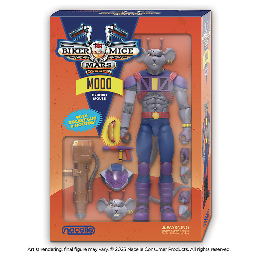 Biker Mice Modo Action Figures By Nacelle - Medaid International