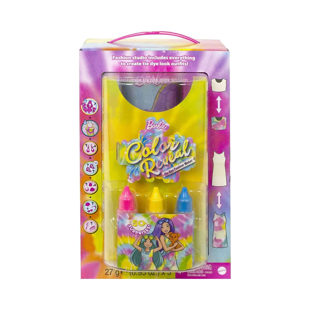 Color Reveal Barbie Tie-Dye Fashion Maker Giftset By Mattel - Medaid International