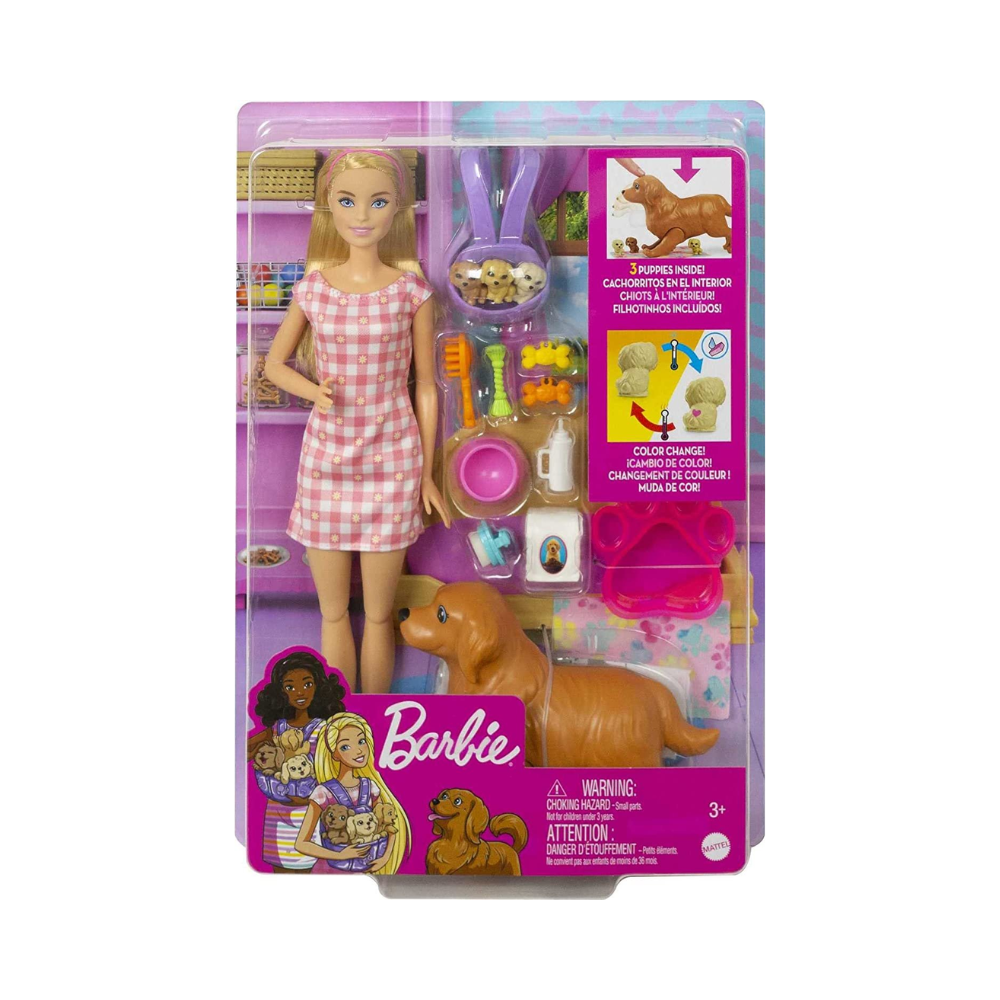 Barbie® Newborn Pups 2.0 - Blonde By Mattel - Medaid International