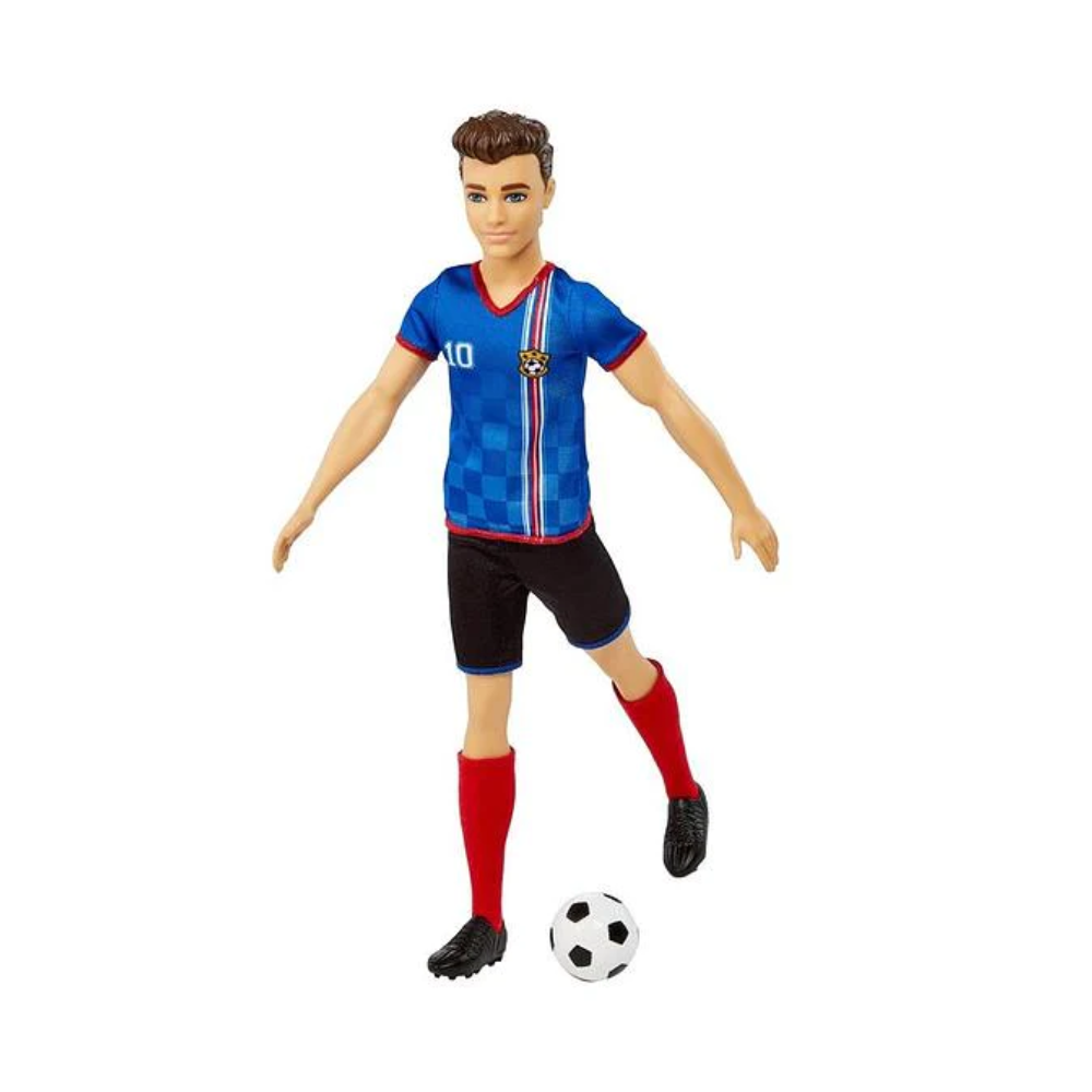 Doll Barbie Ken Footballer By Mattel - Medaid International
