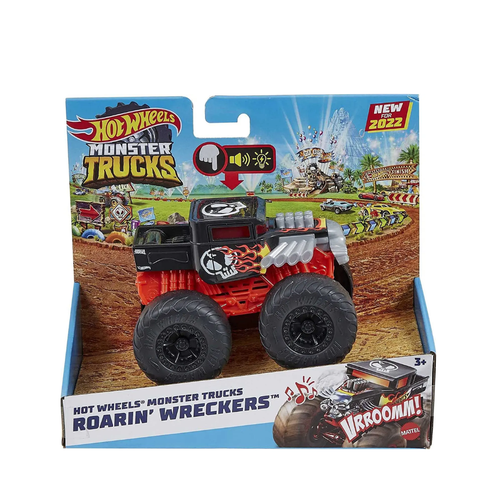 Hot Wheels Monster Trucks 1:43 Lights & Sounds Hero Asst By Mattel - Medaid International