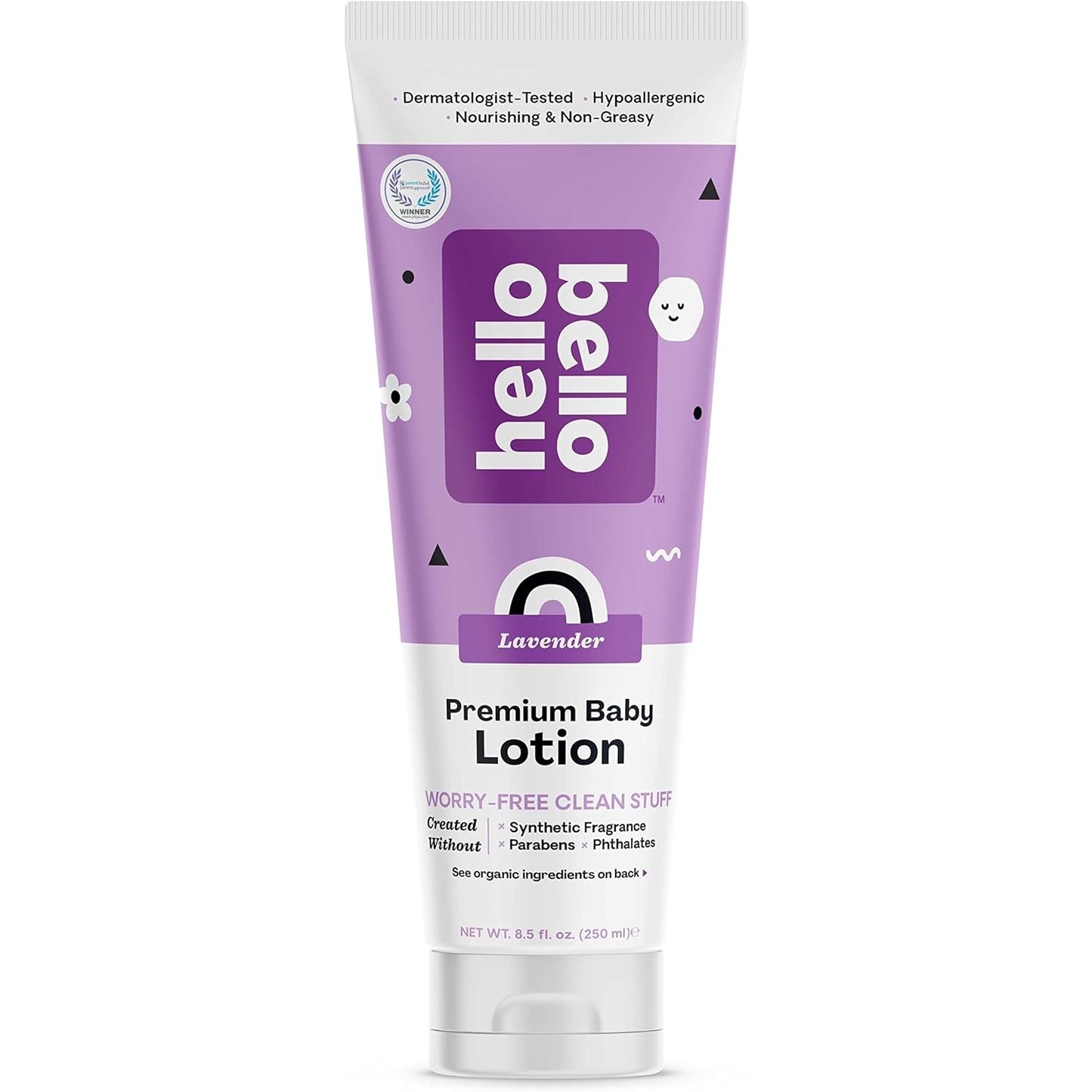 Hello Bello Premium Baby Lotion I Vegan and Cruelty-Free Moisturising Non-Greasy Lotion for Babies and Children I Soft Lavender Scent 8.5 FL oz - Medaid - Lebanon