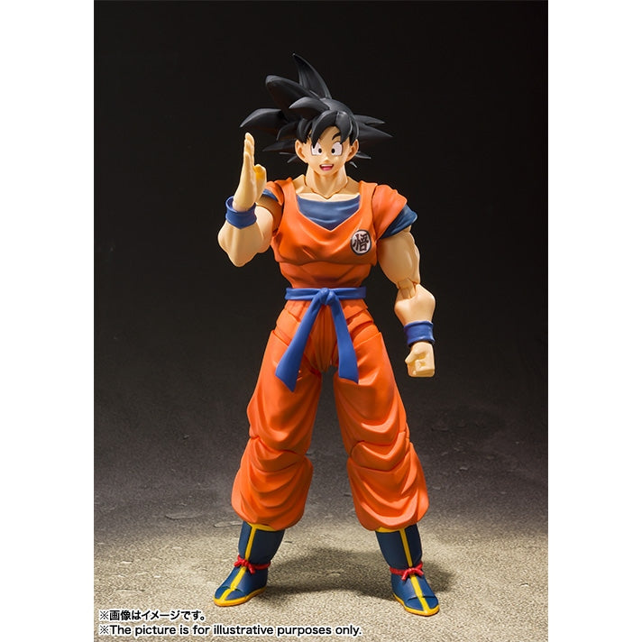 Dragon Ball SON GOKU RAISED ON EARTH RE. S.H. Figuarts Action Figure by Bandai Tamashii - Medaid International
