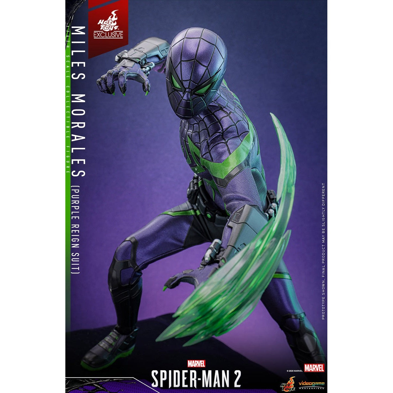 Marvel Spiderman 2 Purple Suit 1/6 Scale Action Figure By Hot Toys - Medaid International