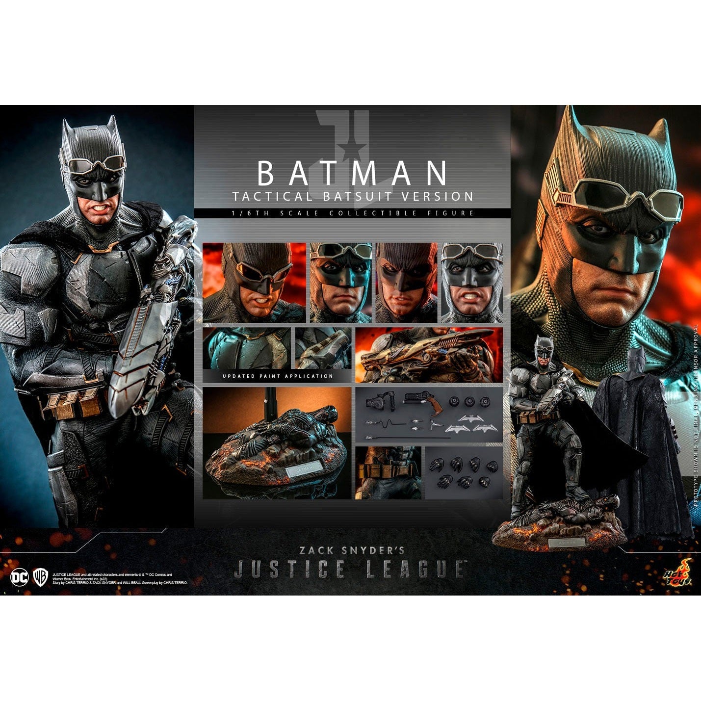 DC Batman (Tactical Batsuit Version) 1/6 Scale Action Figure By Hot Toys - Medaid International