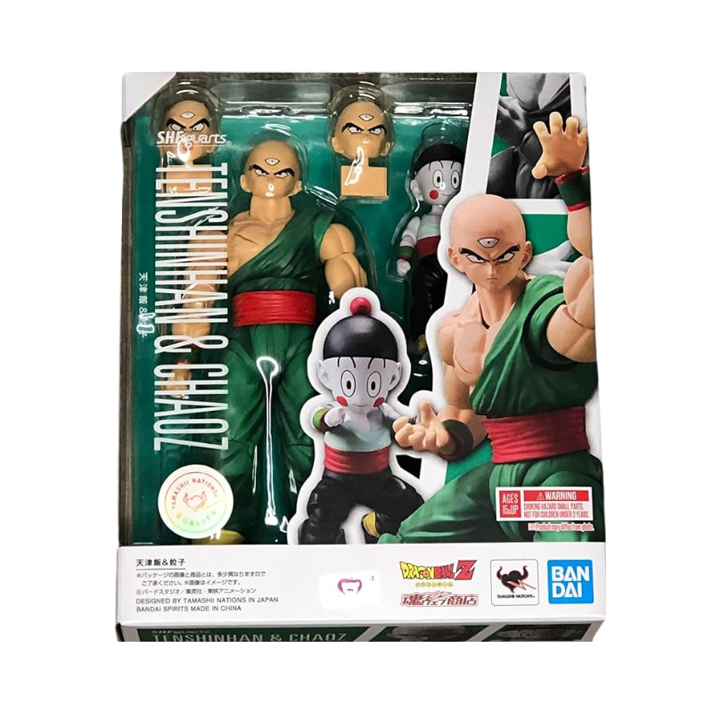 Dragon Ball Z Tenshin Han And Chaoz S.H. Figuarts By Bandai Tamashii - Medaid International