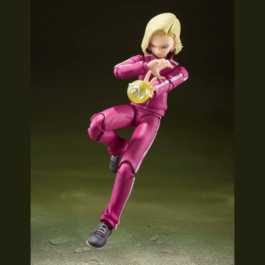 Dragon Ball Android 18 Universal Survival Saga Sh Figuarts Aciion Figure By Bandai Tamashii - Medaid International