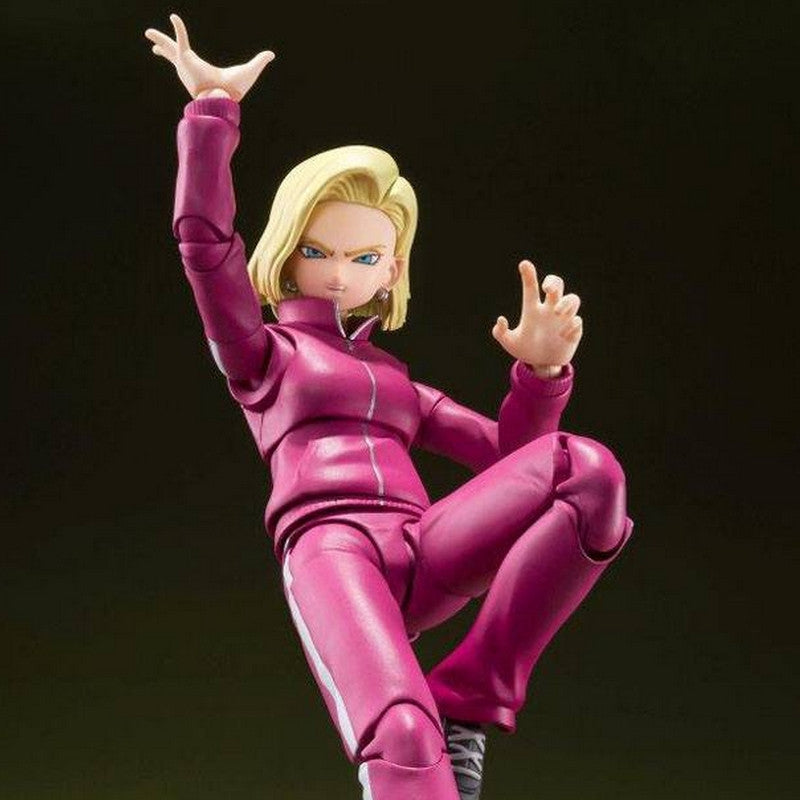 Dragon Ball Android 18 Universal Survival Saga Sh Figuarts Aciion Figure By Bandai Tamashii - Medaid International