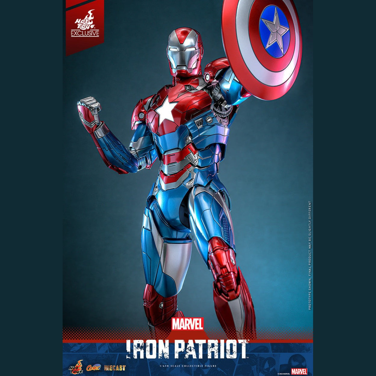Iron Patriot CMS021 Action Figure By Hot Toys - Medaid International