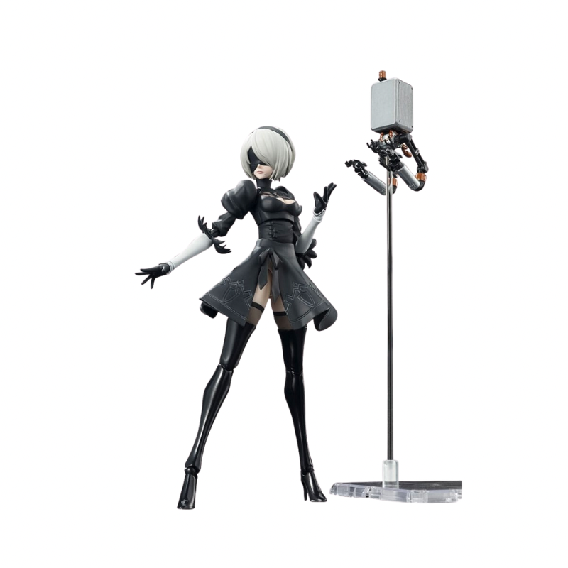 NieR: Automata Ver1.1a S.H.Figuarts 2B Action Figure By Bandai Tamashii - Medaid International