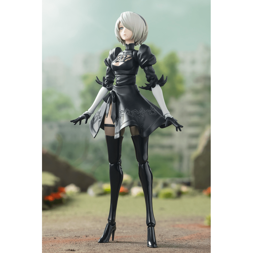 NieR: Automata Ver1.1a S.H.Figuarts 2B Action Figure By Bandai Tamashii - Medaid International