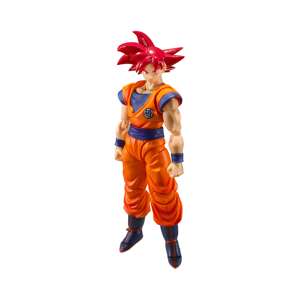 Dragon Ball Super Super Saiyan God Goku (Saiyan God Instilled With the Light of Righteous Hearts) S.H.Figuarts  Action Figure By Bandai Tamashii - Medaid International
