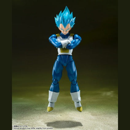 Dragon Ball Super Super Saiyan God Super Saiyan Vegeta (Unwavering Saiyan Pride) S.H.Figuarts Action Figure By Bandai Tamashii - Medaid International