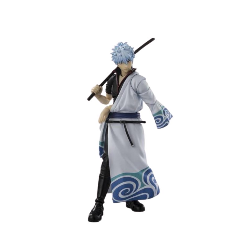 Gintama Sakata Gintoki S.H. Figuarts Action Figure By Bandai Tamashii - Medaid International