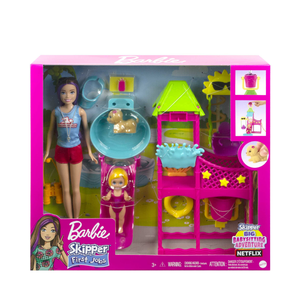 Barbie® Skipper™ First Jobs - Waterpark Playset - Medaid International