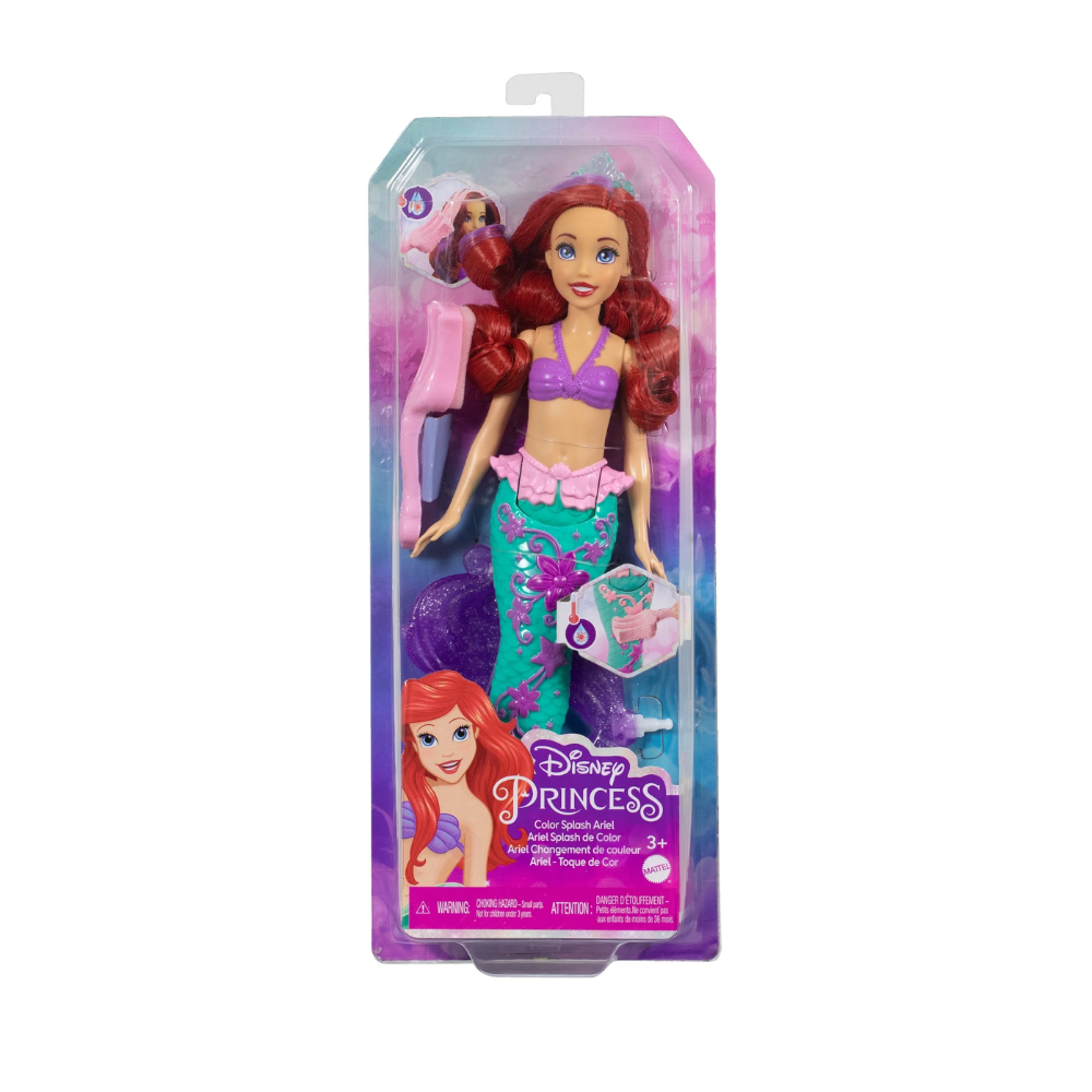 Disney Princess Fashion Doll - Ariel Hair Feature Doll By Mattel - Medaid International