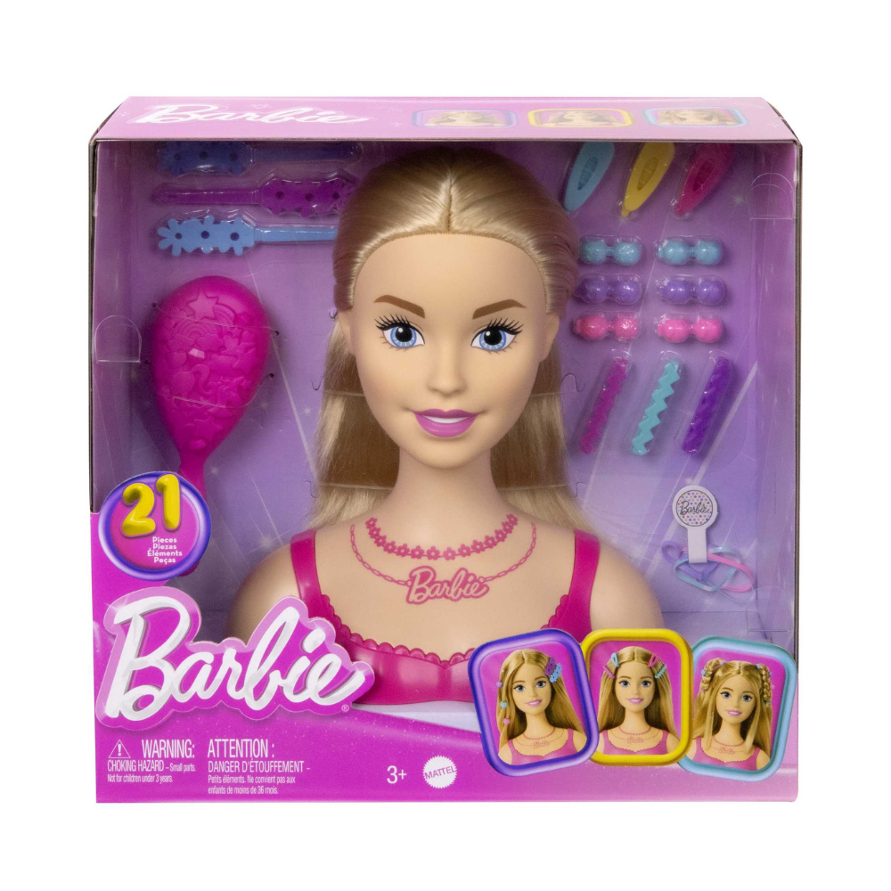 Barbie Value Styling Head - Blonde By Mattel - Medaid International