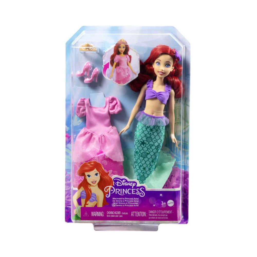 Disney Princess Fashion Doll & Storytelling - Ariel By Mattel - Medaid International