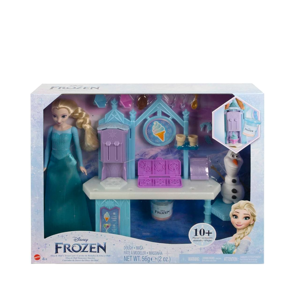 Disney Frozen Fashion Doll Elsa & Olaf's Ice Cream Cart By Mattel - Medaid International