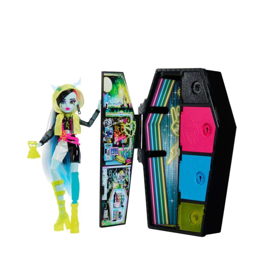 Monster High Skulltimates Secrets Neon Frights Series - Frankie By Mattel - Medaid International