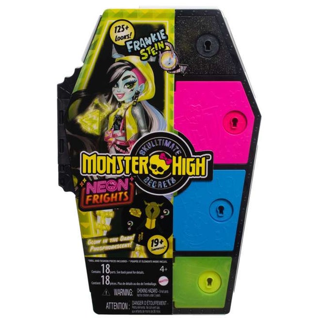 Monster High Skulltimates Secrets Neon Frights Series - Frankie By Mattel - Medaid International
