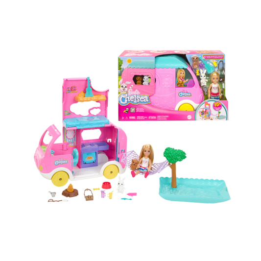 Barbie Barbie Club Chelsea Camper Refresh Toys by Mattel - Medaid International