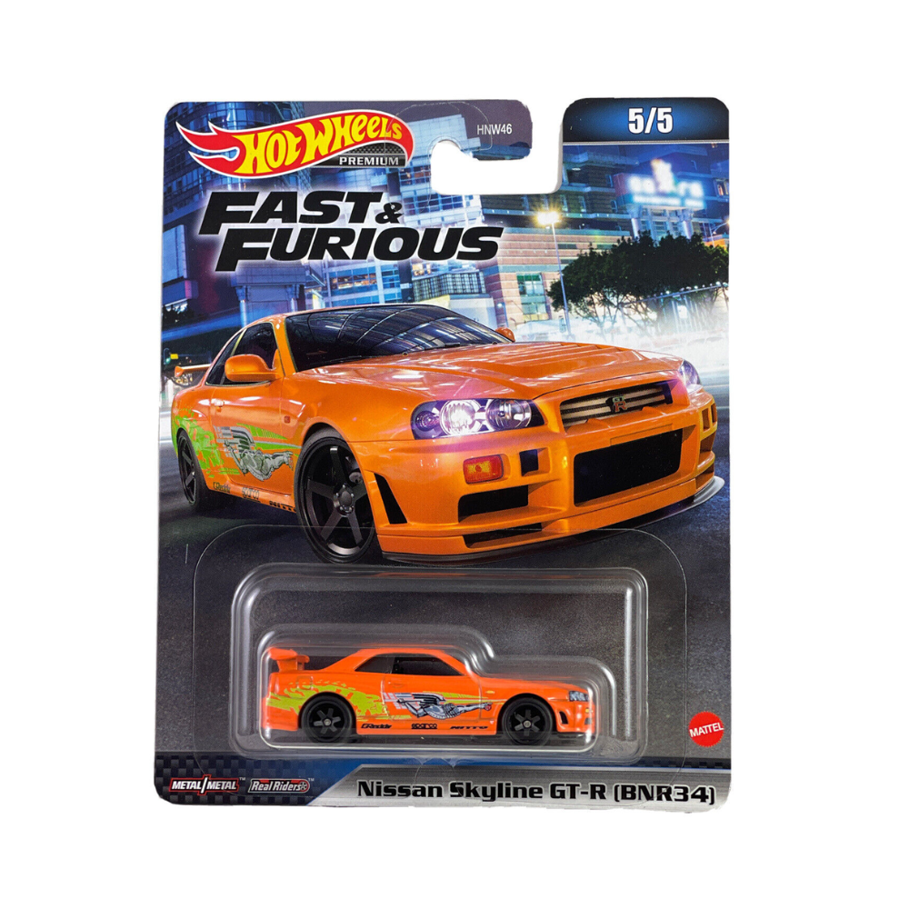 Hot Wheels Fast & Furious – HW Premium Fast & Furious Asst - Medaid International