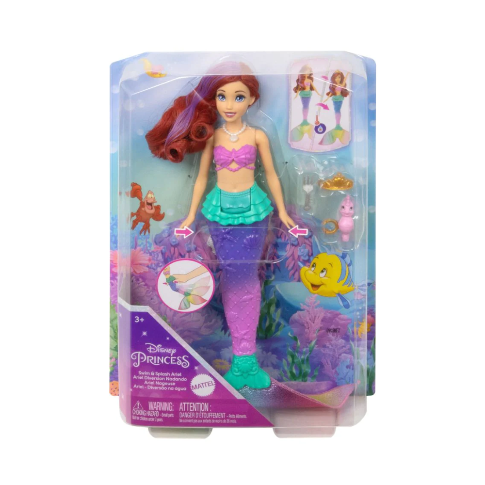 Disney Princess Fashion Doll Ariel Feature Doll By Mattel - Medaid International