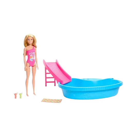 Barbie Barbie  Pool With Doll Toys by Mattel - Medaid International