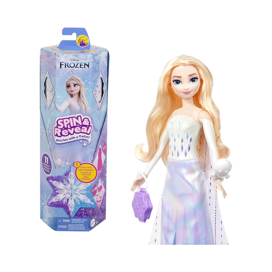 Disney Frozen Fashion Dolls Elsa Spin & Reveal Toys by Mattel - Medaid International