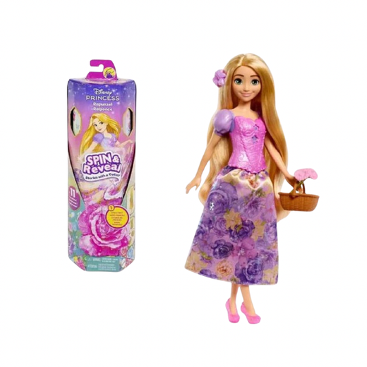 Disney Disney Princess Fashion Doll Spin & Reveal Rapunzel Toys by Mattel - Medaid International