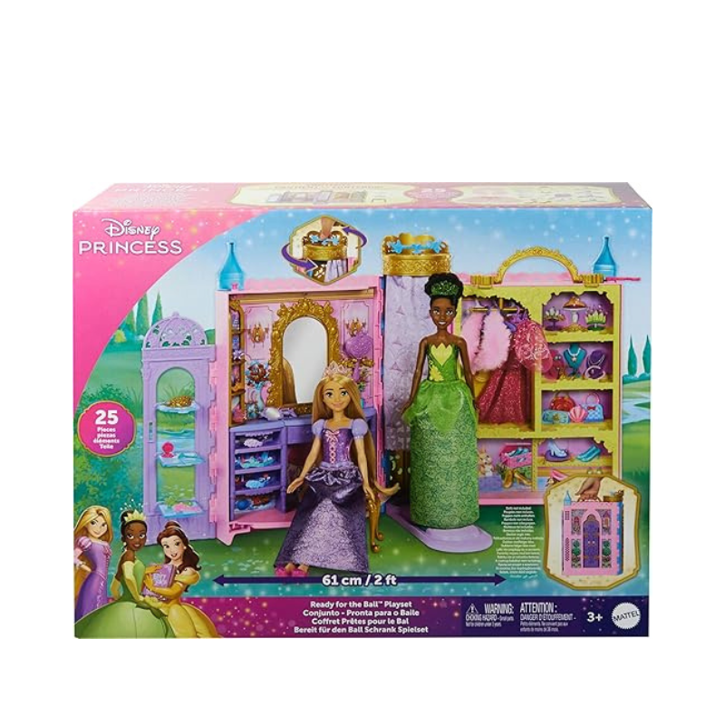 Disney Disney Princess - Ready For The Ball Closet Playset          Figures by Mattel - Medaid International