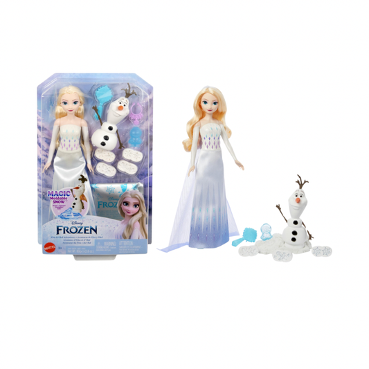 Disney Frozen Fashion Dolls - Elsa & Olaf Snow Dough Toys by Mattel - Medaid International
