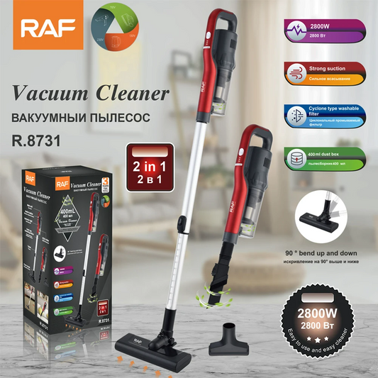 RAF 2-in-1 Cordless Vacuum - 2800W Hyper Suction R8731 - Medaid International