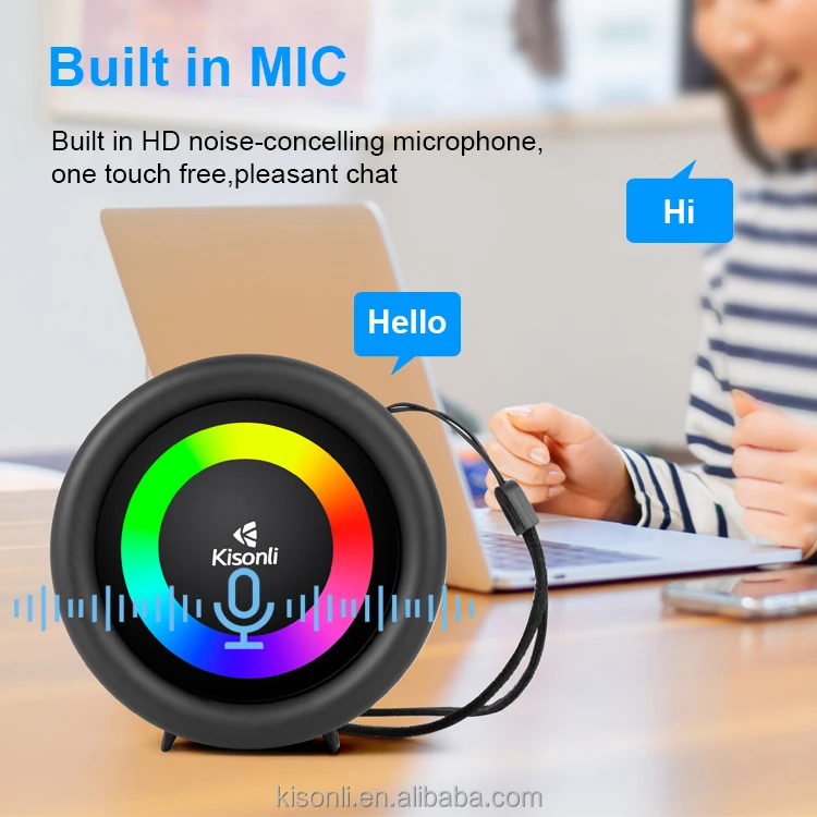 Speaker Kisonli S16, Bluetooth, Black - Medaid International