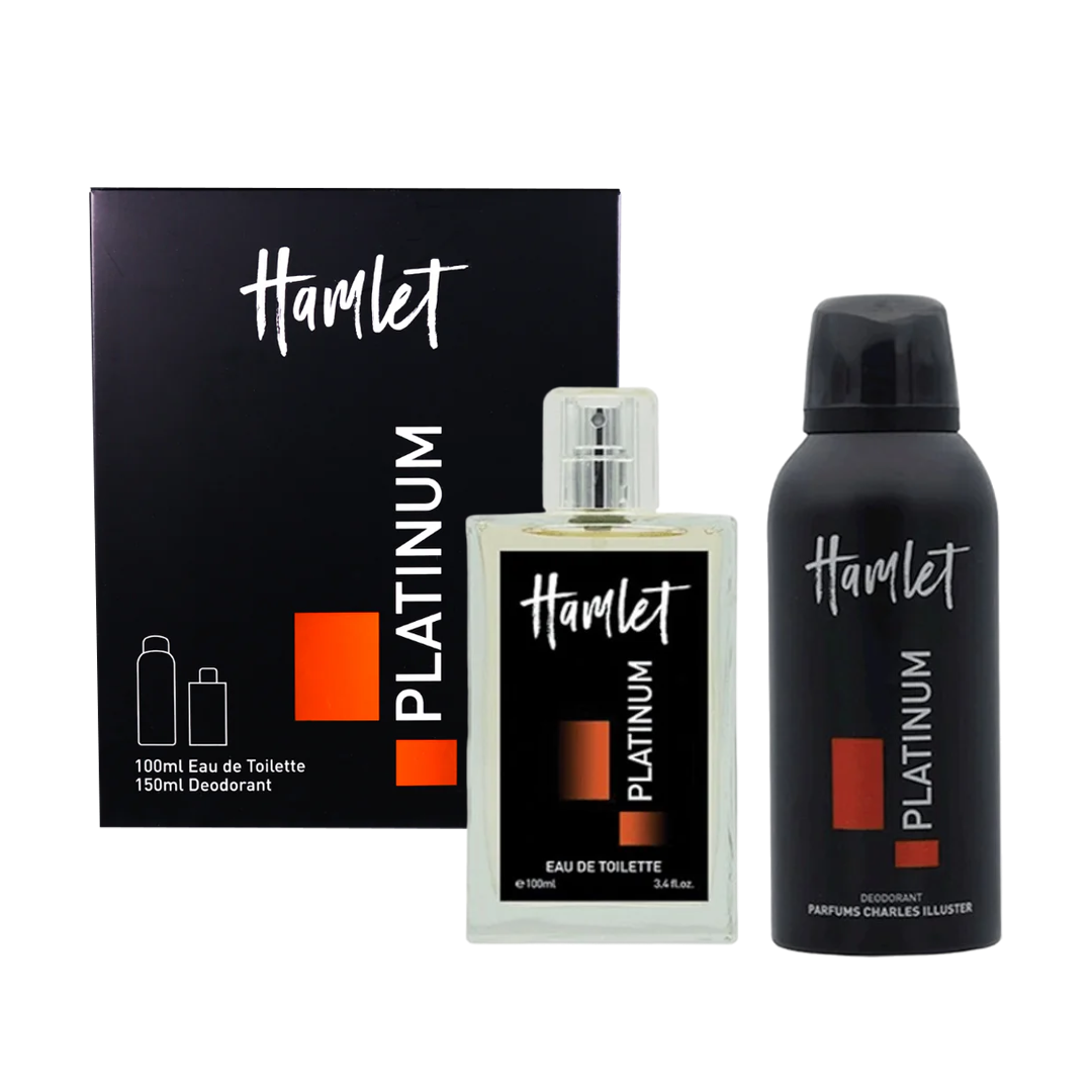 Hamlet Platinum Eau De Toilette Pour Homme Gift Set - Medaid