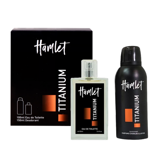 Hamlet Titanium Eau De Toilette Pour Homme Gift Set - Medaid