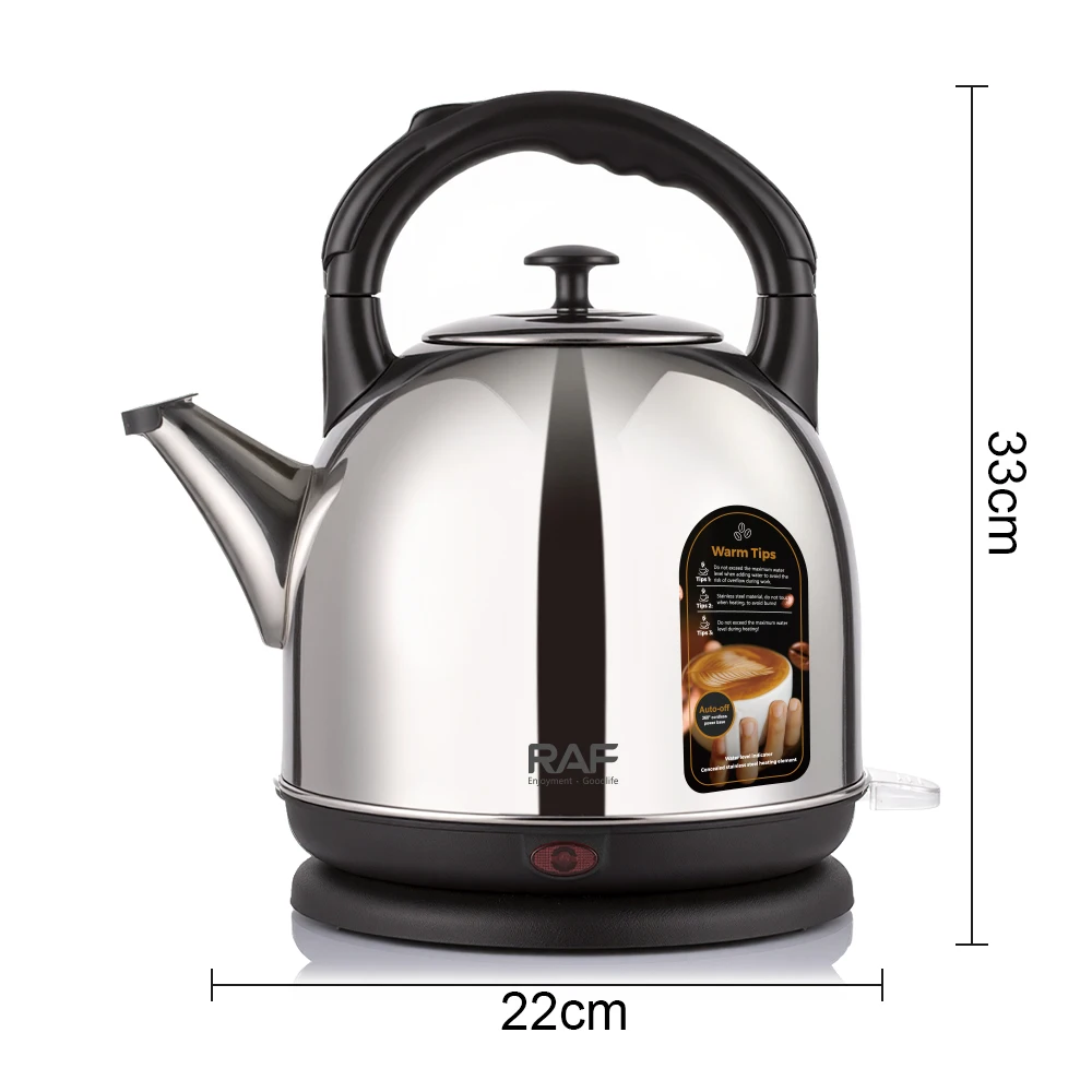 RAF 4L Stainless Steel Electric Kettle R7310 - Medaid International