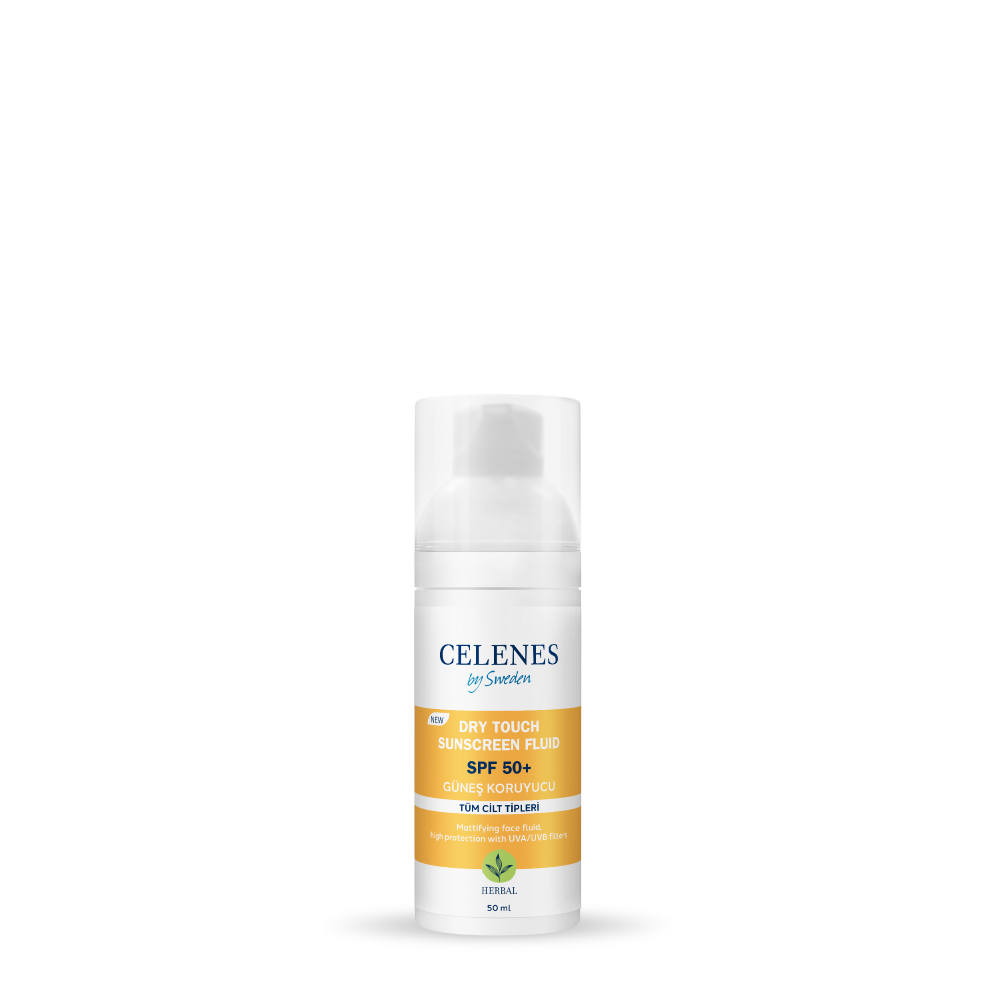 Celenes Herbal Full Protection & Natural Dry Touch Sunscreen Fluid SPF 50+ - 50 ml - Medaid