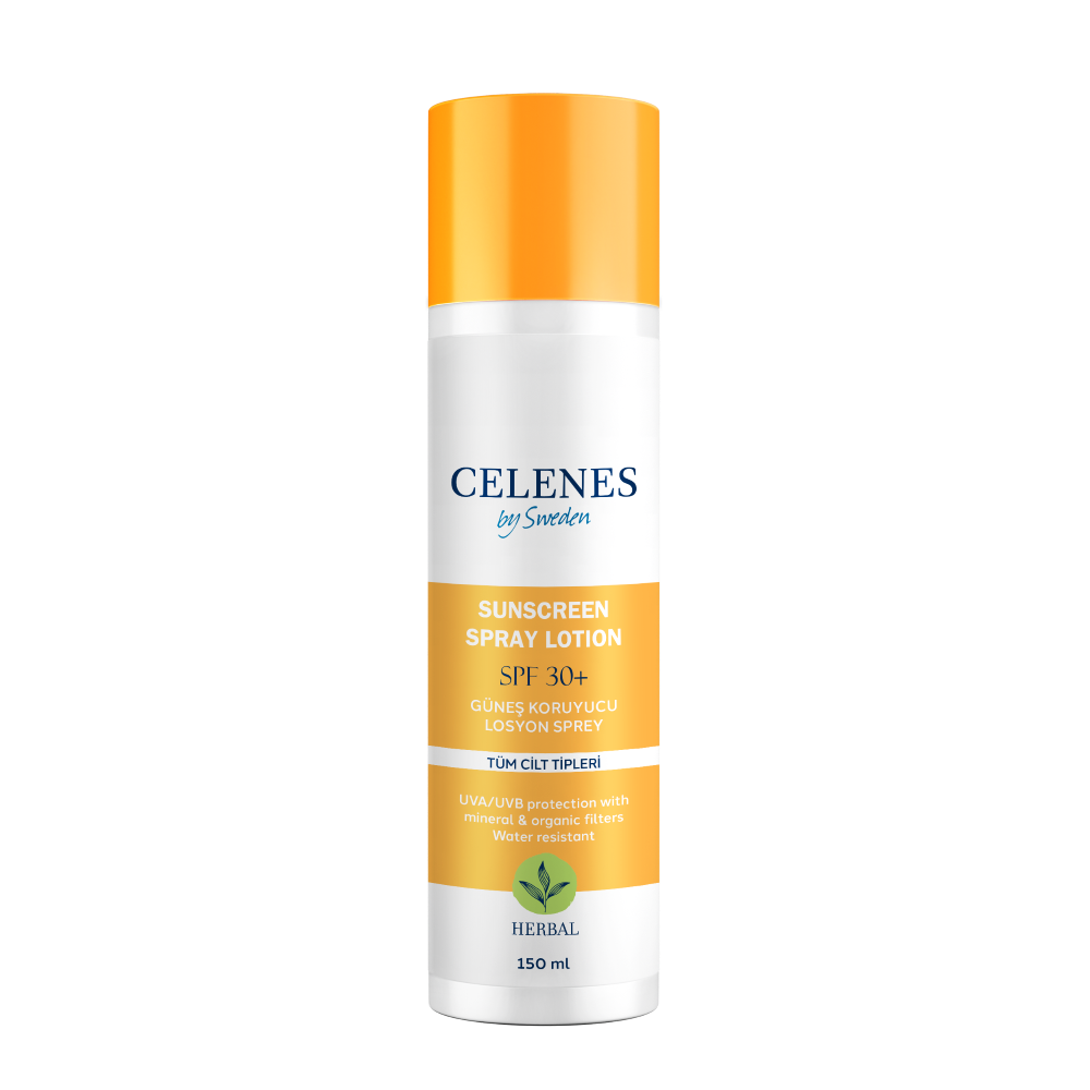 Celenes Herbal Full Protection & Natural Sunscreen Spray Lotion SPF 30+ - 150 ml - Medaid