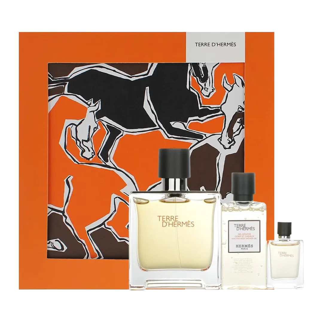 Hermes Terre D'Hermes Pure Perfume Men's Gift Set - Medaid